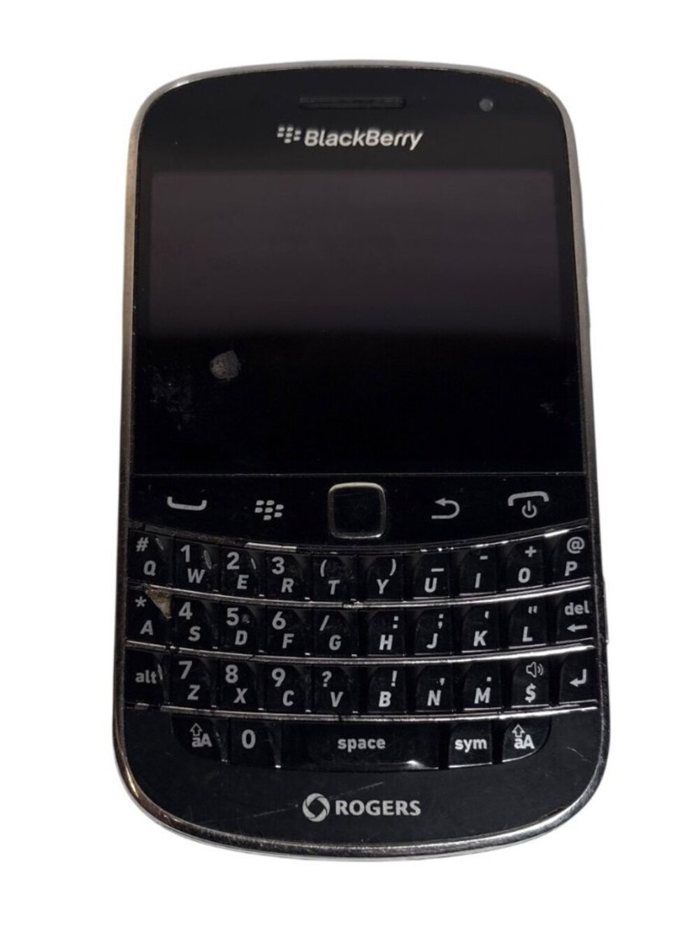BlackBerry Bold 9900 Smartphone Rogers QWERTY Keyboard Black Untested